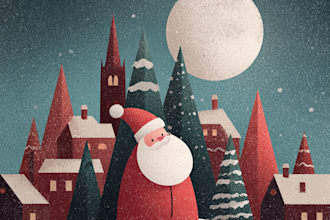 design christmas themed illustration