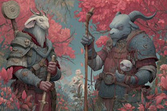 draw a fantasy illustration for you