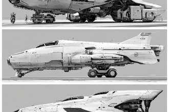 design spaceships and sci fi vehicles