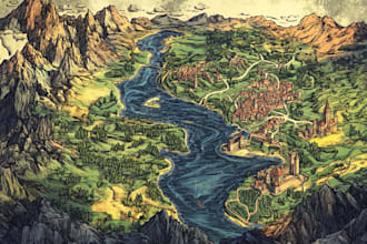 create high quality medieval battlemaps or fantasy maps