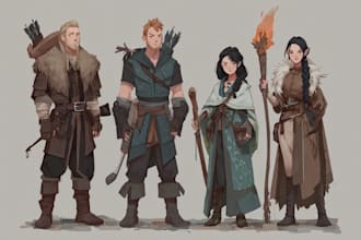 create fantasy character design
