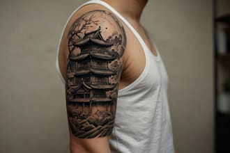 do an japanese traditional tatto art style