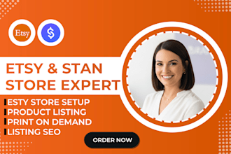 etsy stan store set up, etsy print on demand, digital products stan store