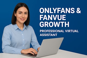 be your onlyfans virtual assistant, fanvue manager for account growth