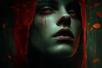 design illustrated book covers for thriller, horror