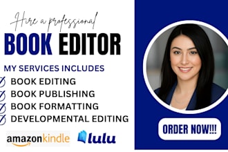 professional editing, proofreading, and manuscript polishing
