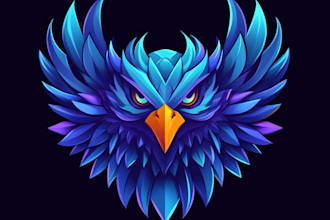 design a fantasy game logo and branding