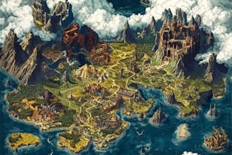 draw your fantasy novel or dnd map
