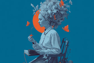 create surrealism illustration design