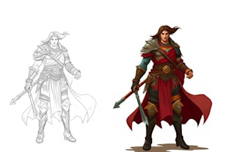 do dnd character art illustration commissions