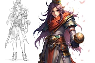 illustrate fantasy art creatures and characters