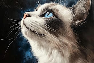 draw disney pets portrait illustration in disney style
