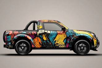 design professional vehicle wrap, van wrap and car wrap