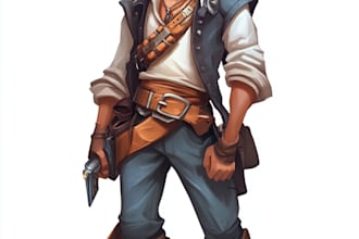design 2d game character illustration