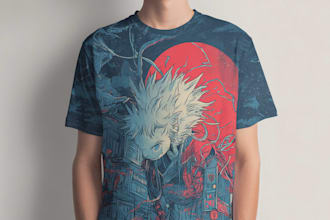 have a t shirt illustration