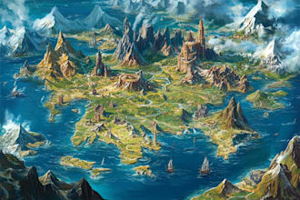 draw your fantasy map or game map