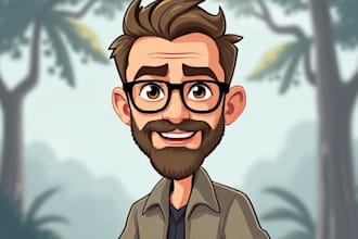 draw amazing big head cartoon caricature avatar