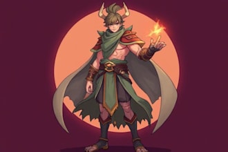 create an illustration of any character you want