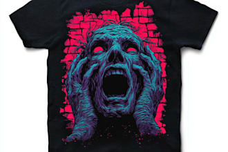 create a custom illustrated t shirt design for you