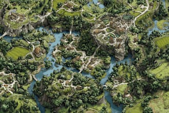 turn your map into fantasy map