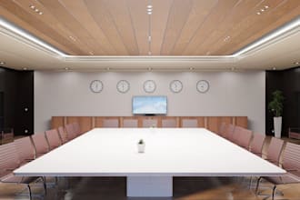 design conference room, meeting room, lounge space, reception room