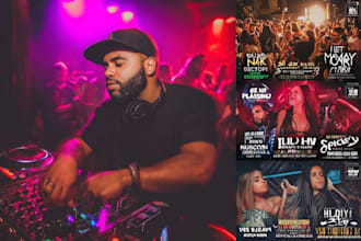 do glow party, dj, concert, hip hop, club, music, nightclub, flyer