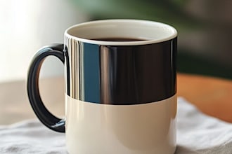 do creative eye catching typography mug design