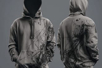 do custom hoodie design or clothing design