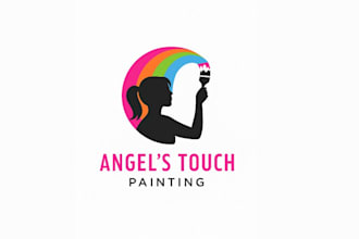 design a modern and creative logo for painting services