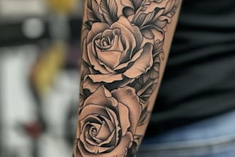 design a professional japanese tattoo design