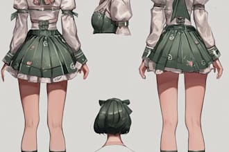draw a anime character or anime comic character