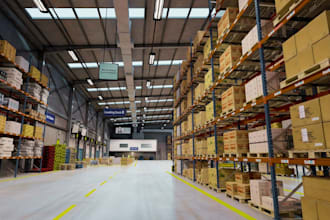design industrial warehouse buildings, factories, storage facilities