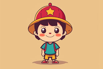 draw cute cartoon characters