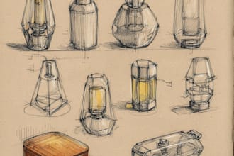 do industrial and product design sketch