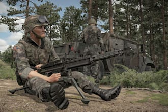 create custom armor, weapons, props, and characters for arma reforger