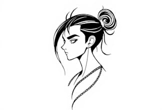 create a minimalist fine line tattoo design