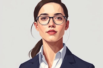 make a professional low poly illustration