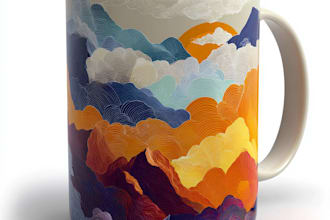design unique catching coffee mug designs your brand or gift
