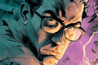 create comic book and custom illustration