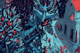 illustrate your original myth or folklore storybook