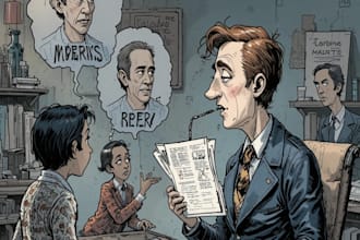 design professional editorial or political cartoons