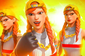 create a professional fortnite thumbnail