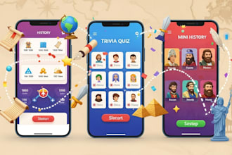 create a history learning game for kids and adults
