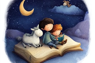 children story book illustration children story book
