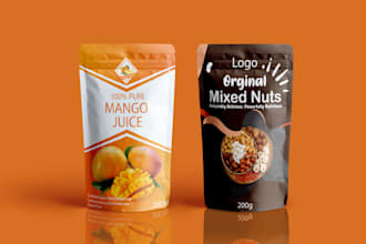 design pouch bag, label and packaging that elevate your brand