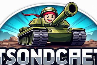 do a awesome warrior tank mascot logo