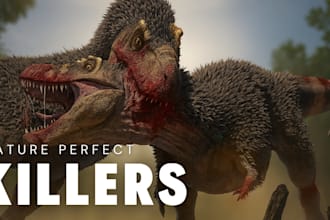 cinematic prehistoric youtube thumbnails
