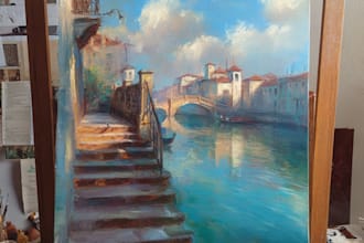 make reproduction of any painting in oil colors