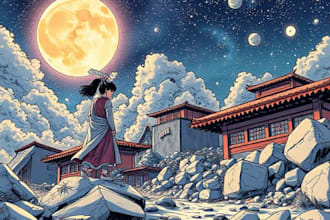 draw great manga pages for you