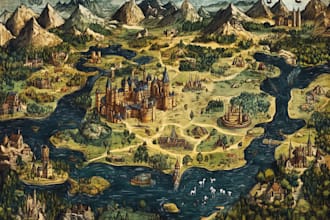 create your fantasy city map